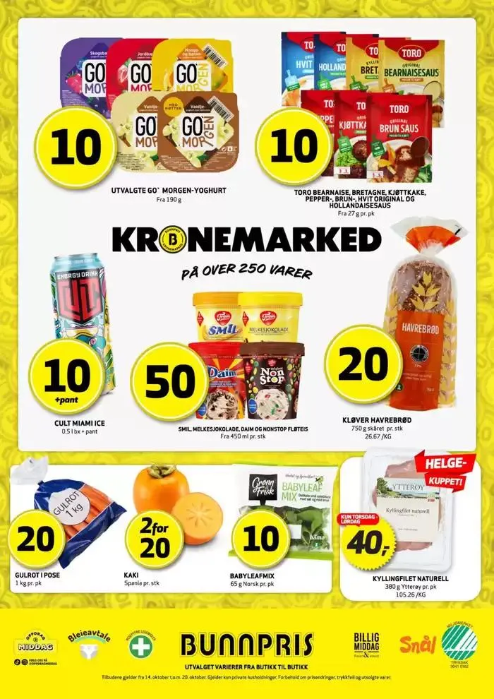 Stort utvalg av tilbud fra 18. oktober til 1. november 2024 - kundeavisside 7