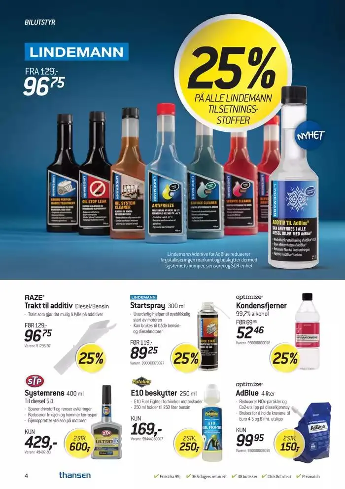 Aktuell kundeavis Thansen fra 26. februar til 25. mars 2025 - kundeavisside 4