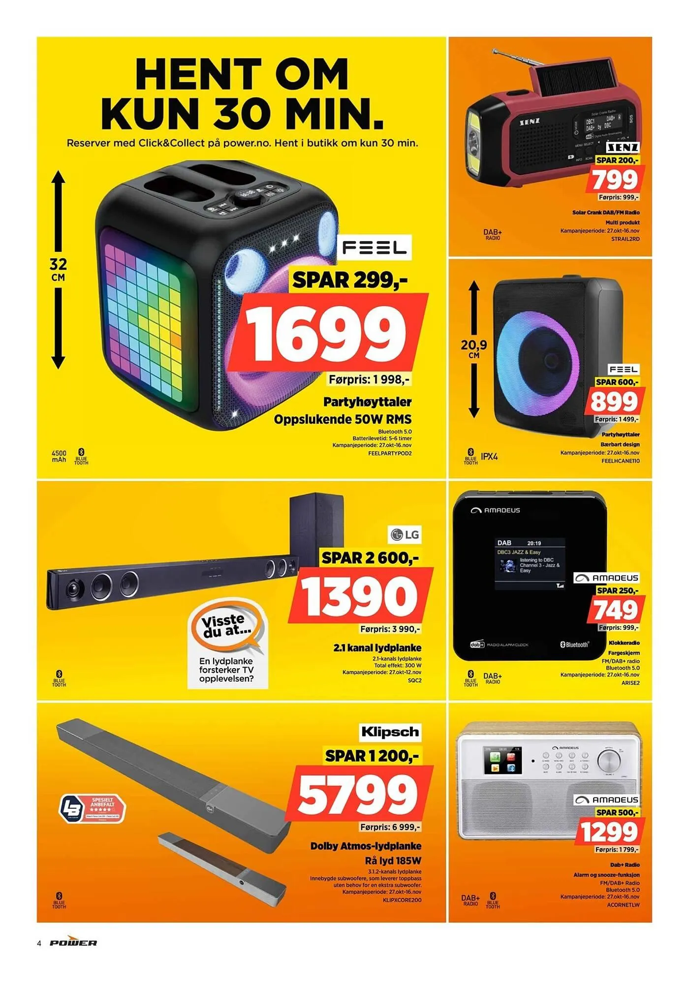 POWER kundeavis fra 3. november til 9. november 2025 - kundeavisside 4
