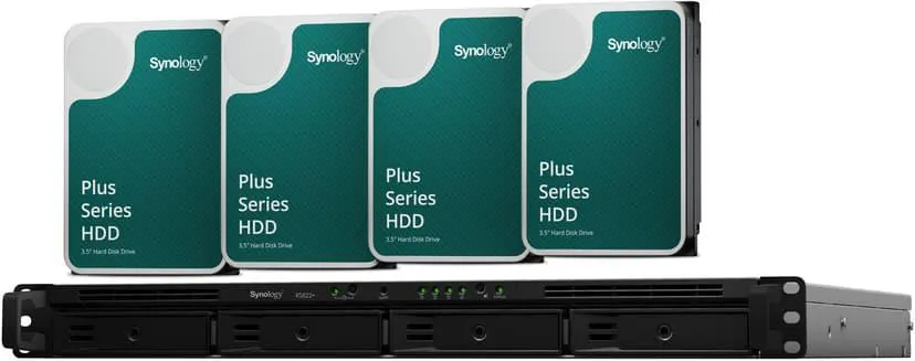 RS822+ with 4 Pre-installed 4TB drives (16TB)