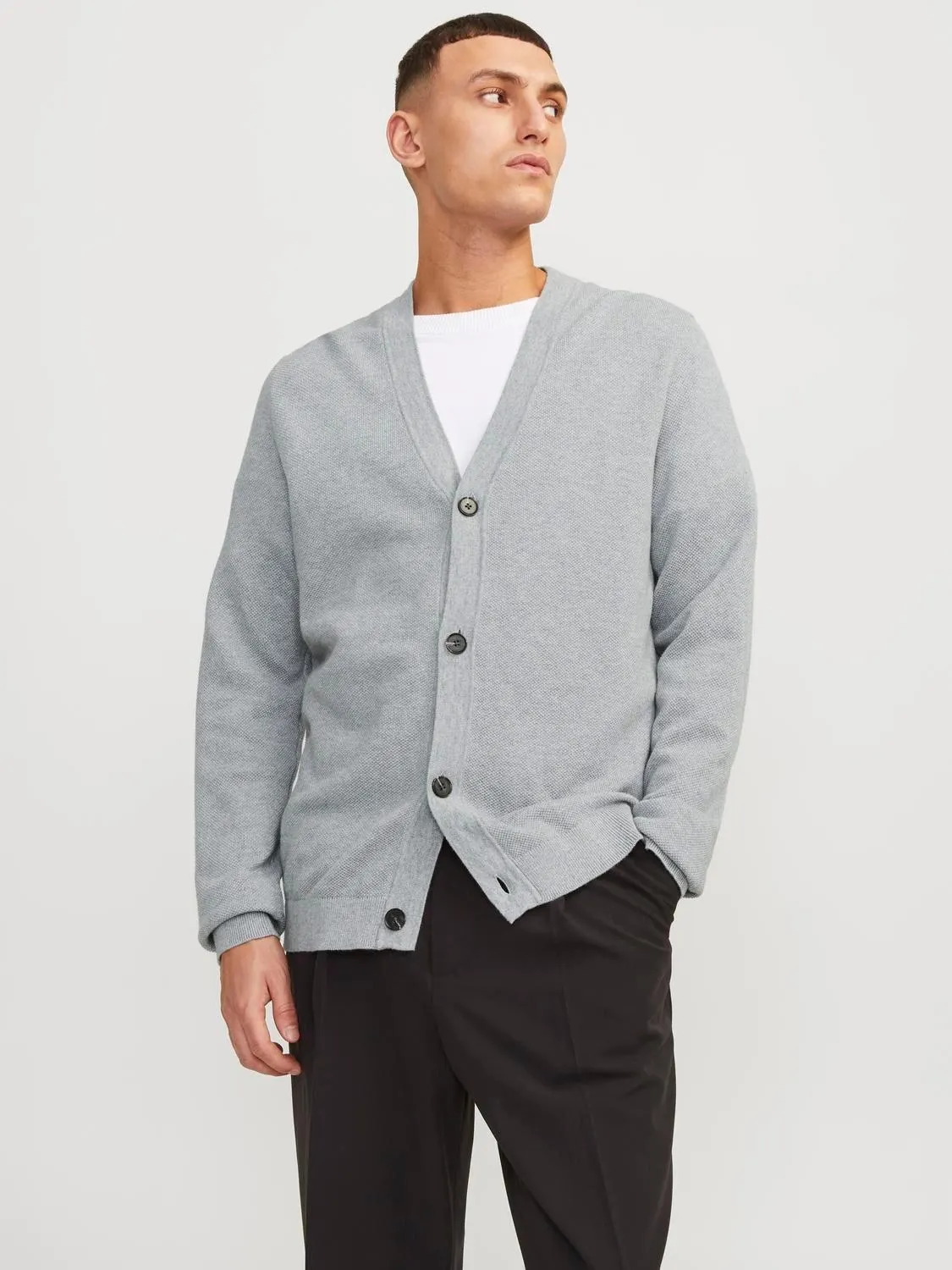 Vanlig Strikket Cardigan