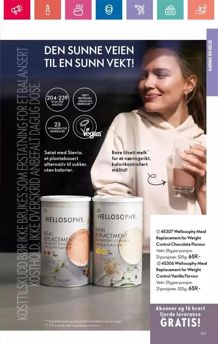 ORIFLAME Kundeavis fra 26. oktober til 9. november 2024 - kundeavisside 107