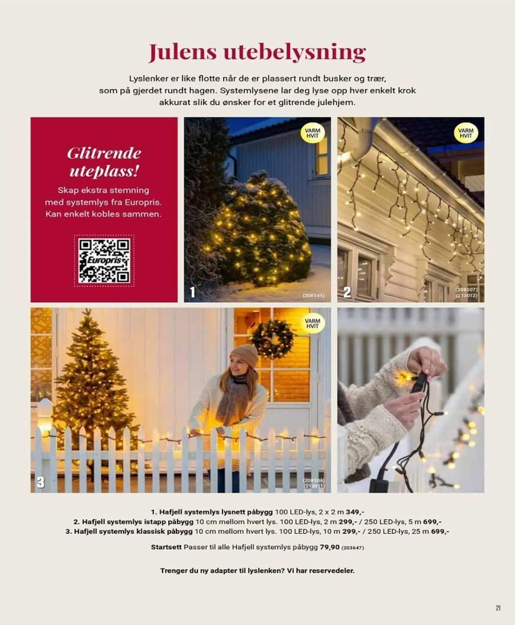 Europris kundeavis fra 29. oktober til 24. desember 2025 - kundeavisside 21