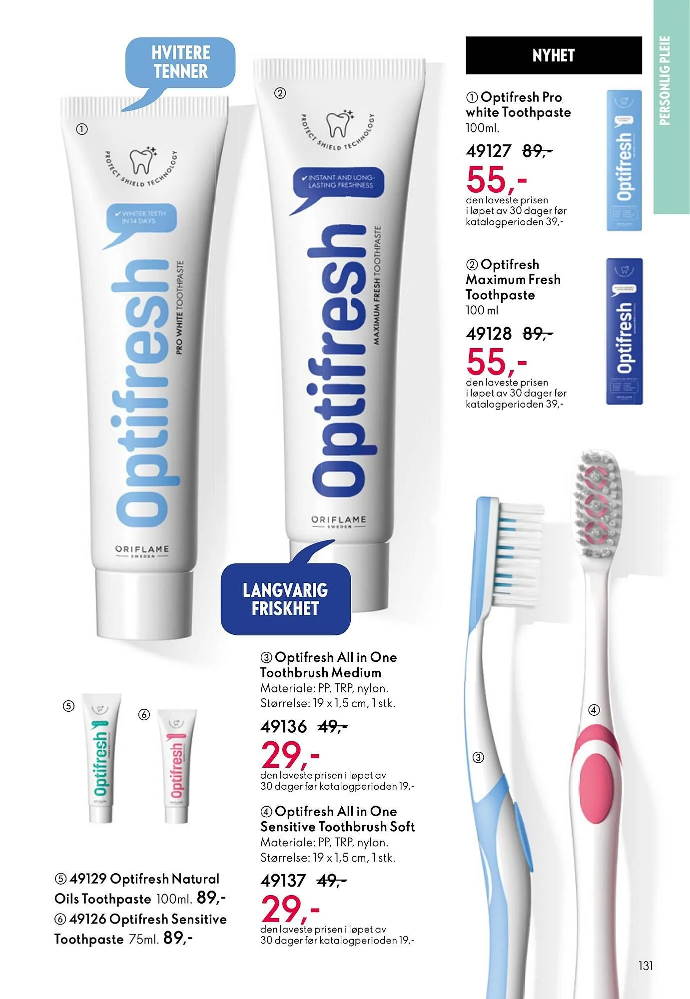 Oriflame katalog fra 28. januar til 17. februar 2026 - kundeavisside 131