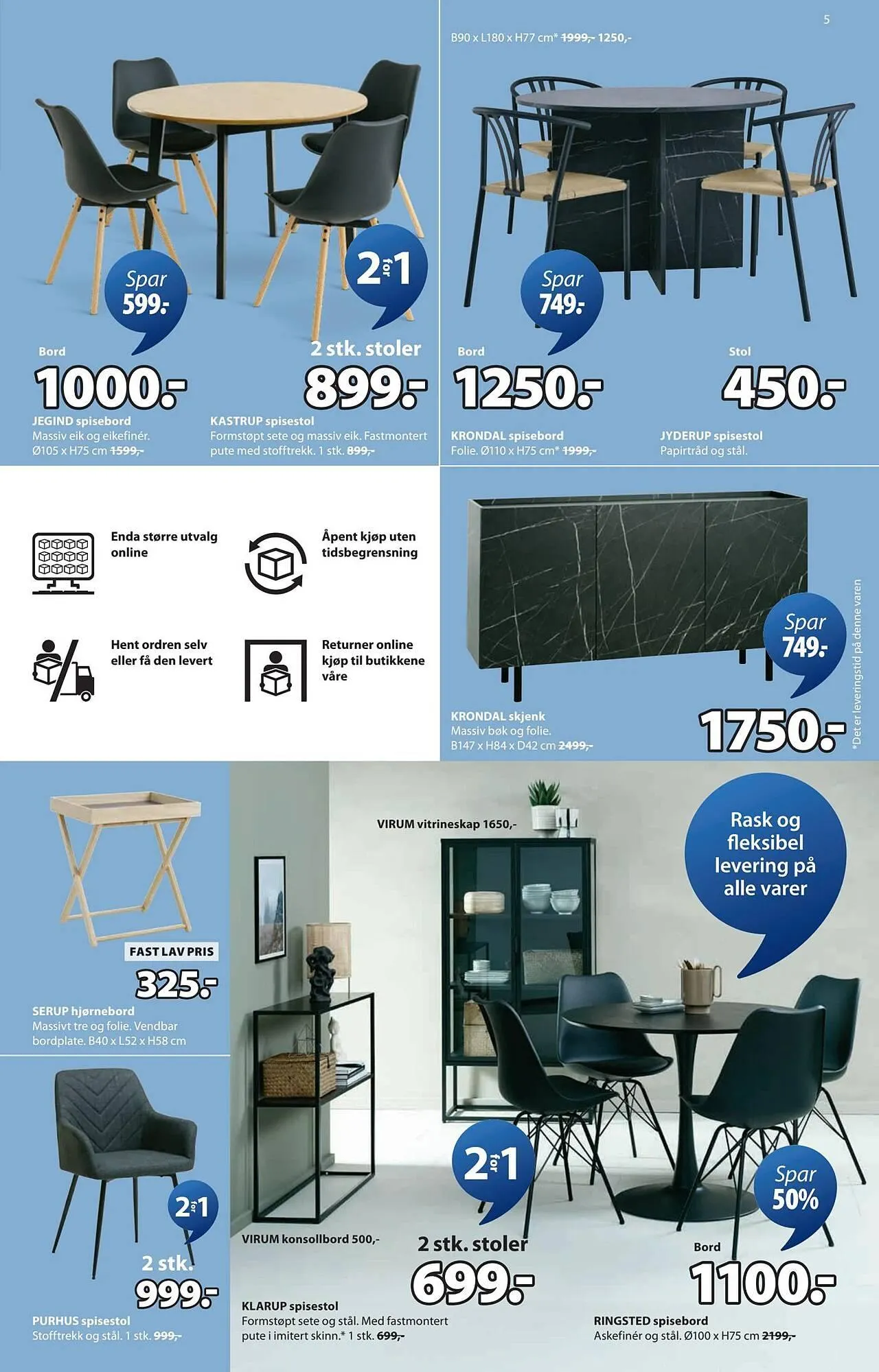 JYSK kundeavis fra 2. mars til 8. mars 2026 - kundeavisside 5