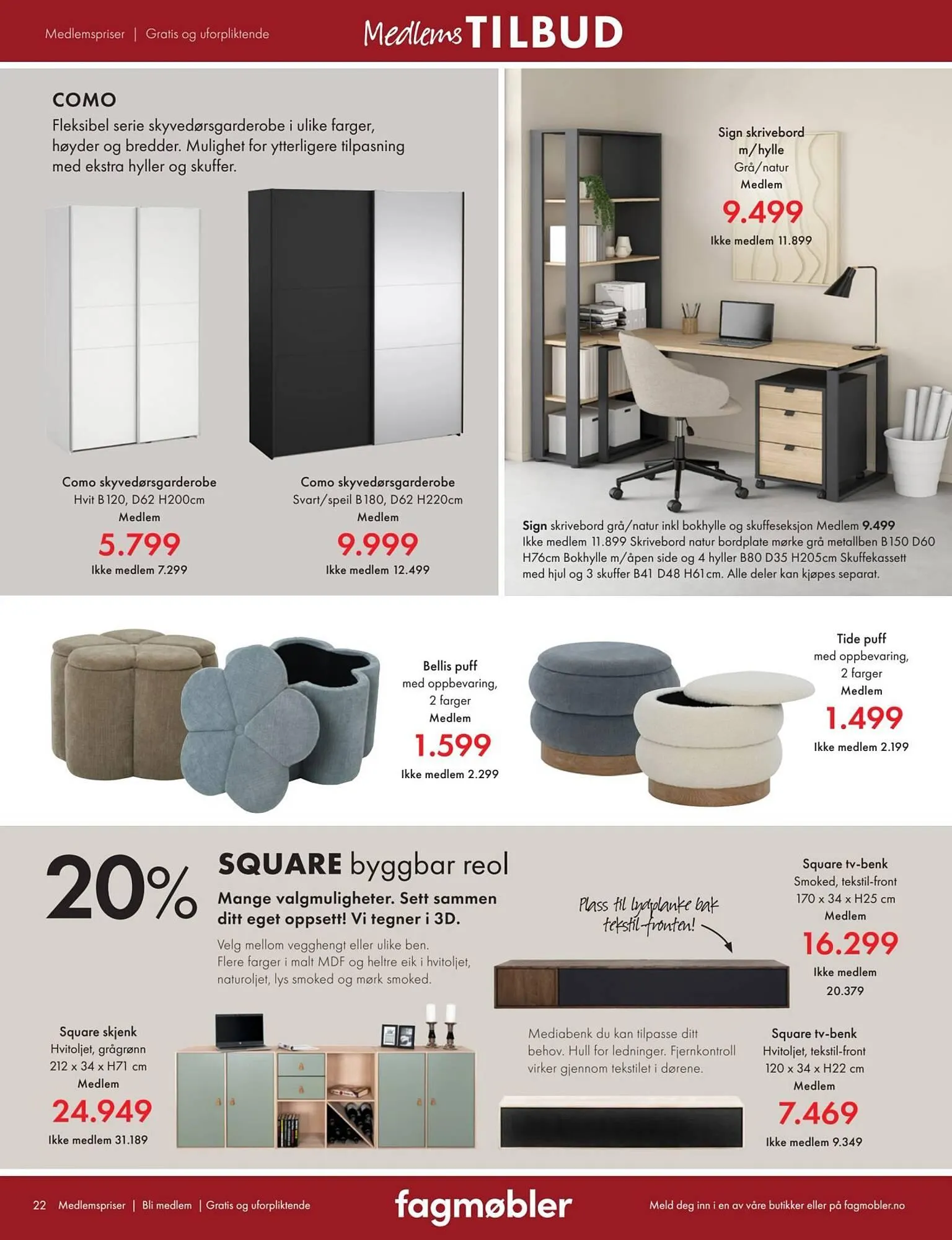 Fagmøbler kundeavis fra 1. februar til 1. mars 2026 - kundeavisside 22