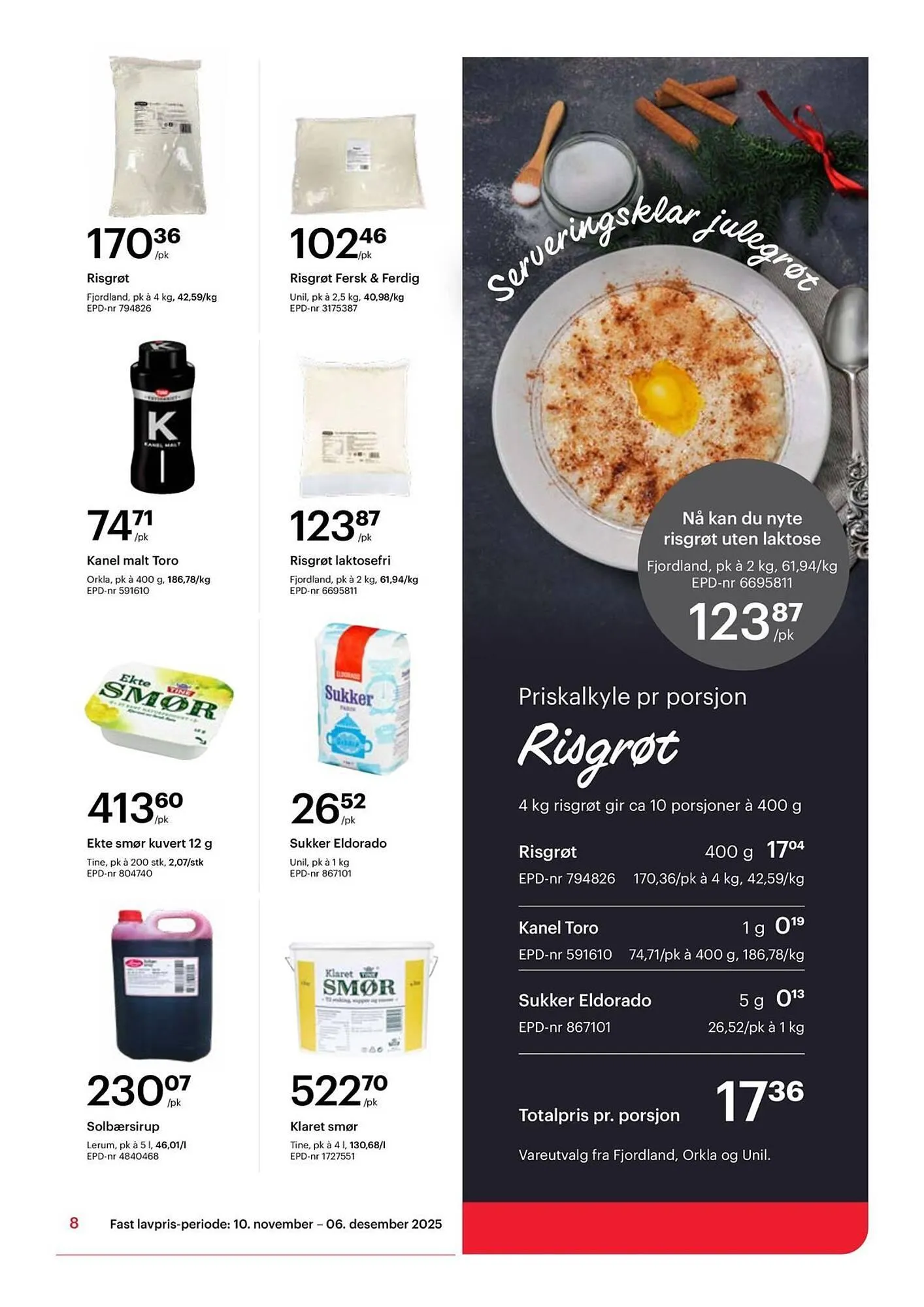 Storcash kundeavis fra 10. november til 6. desember 2025 - kundeavisside 8