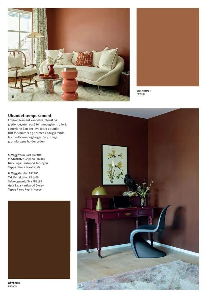 Fargekart Årets Farge 2024 fra 22. august til 27. desember 2024 - kundeavisside 4