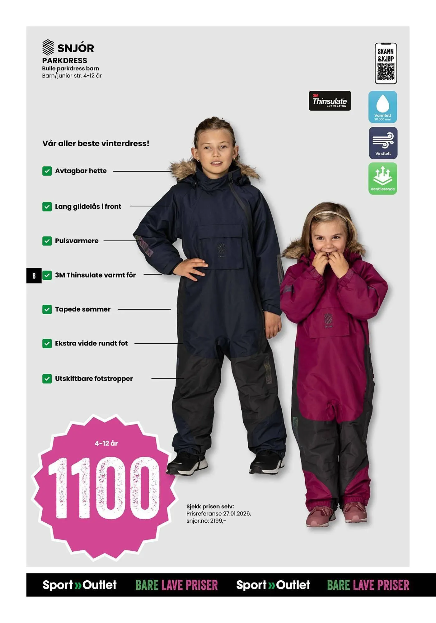 Sport Outlet kundeavis fra 10. februar til 23. februar 2026 - kundeavisside 8