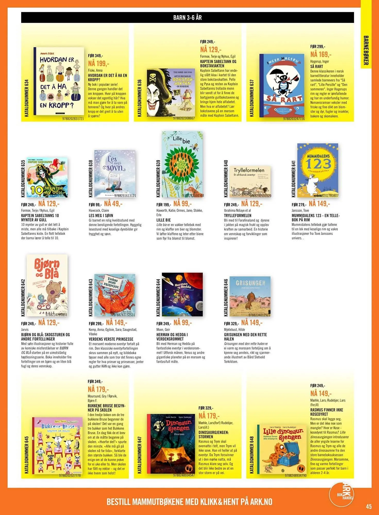 Ark Bokhandel kundeavis fra 16. februar til 9. mars 2026 - kundeavisside 45
