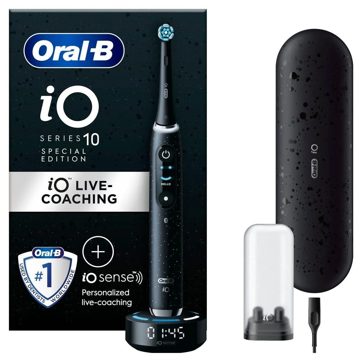 Oral-B iO 10 Sense elektrisk tannbørste, 7 børstemoduser
