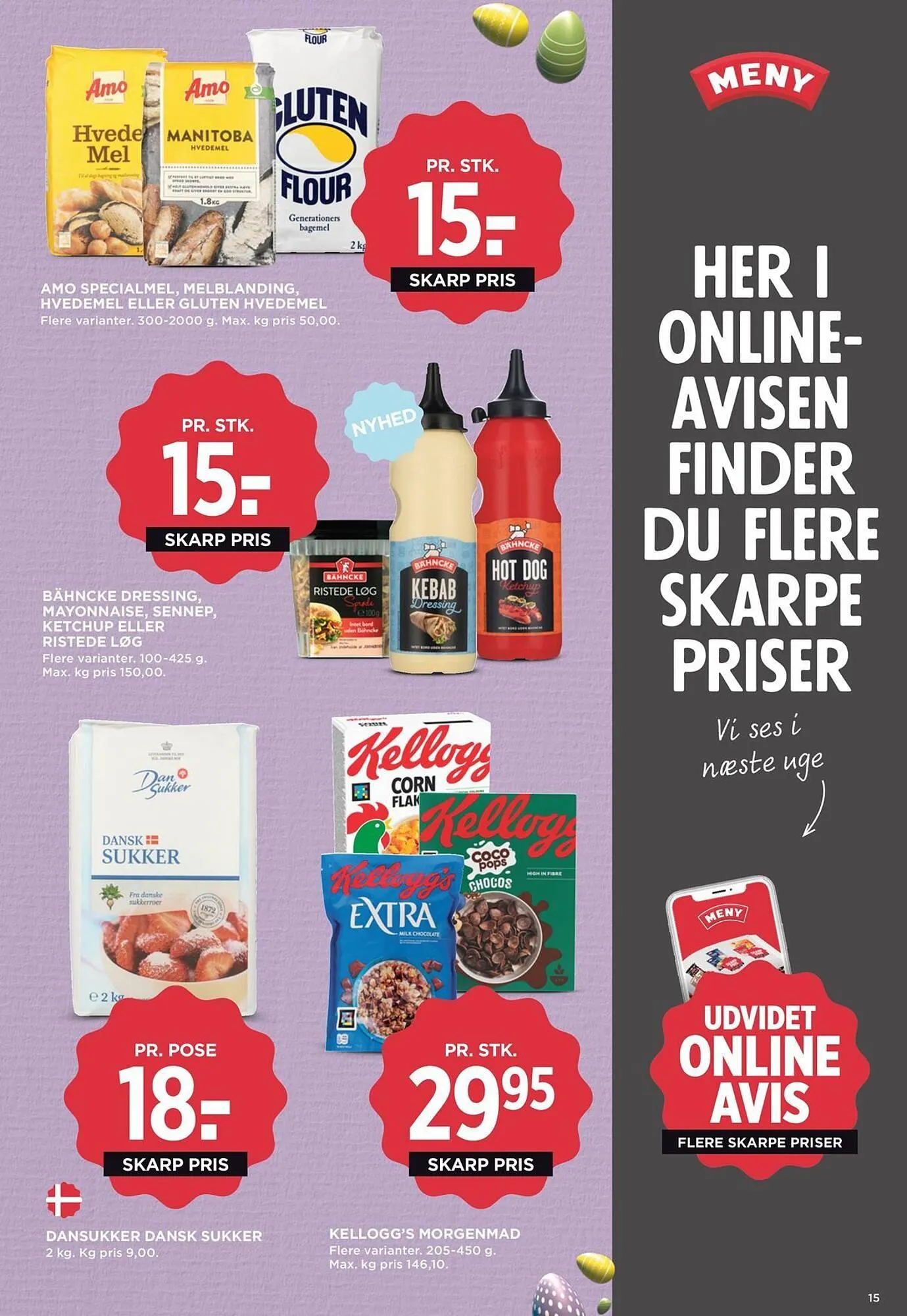 Meny kundeavis fra 27. mars til 4. april 2026 - kundeavisside 24