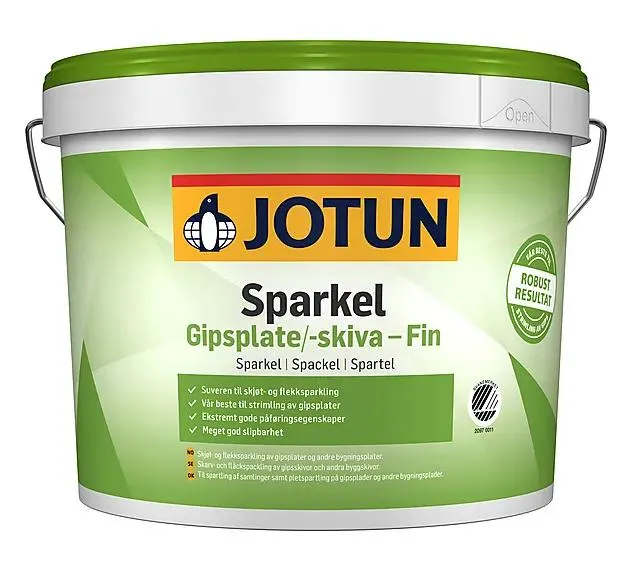 Sparkel gipsplate fin 10 liter