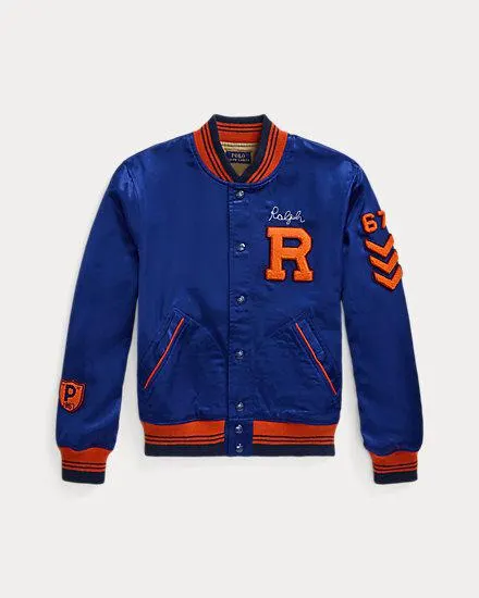 Satin Letterman Baseball Jacket