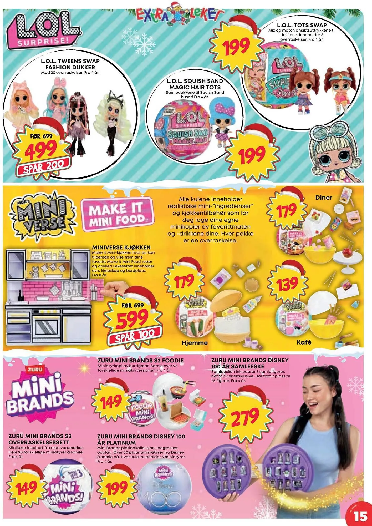Extra Leker Kundeavis fra 14. november til 24. desember 2023 - kundeavisside 15