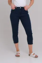 Siri denim capri