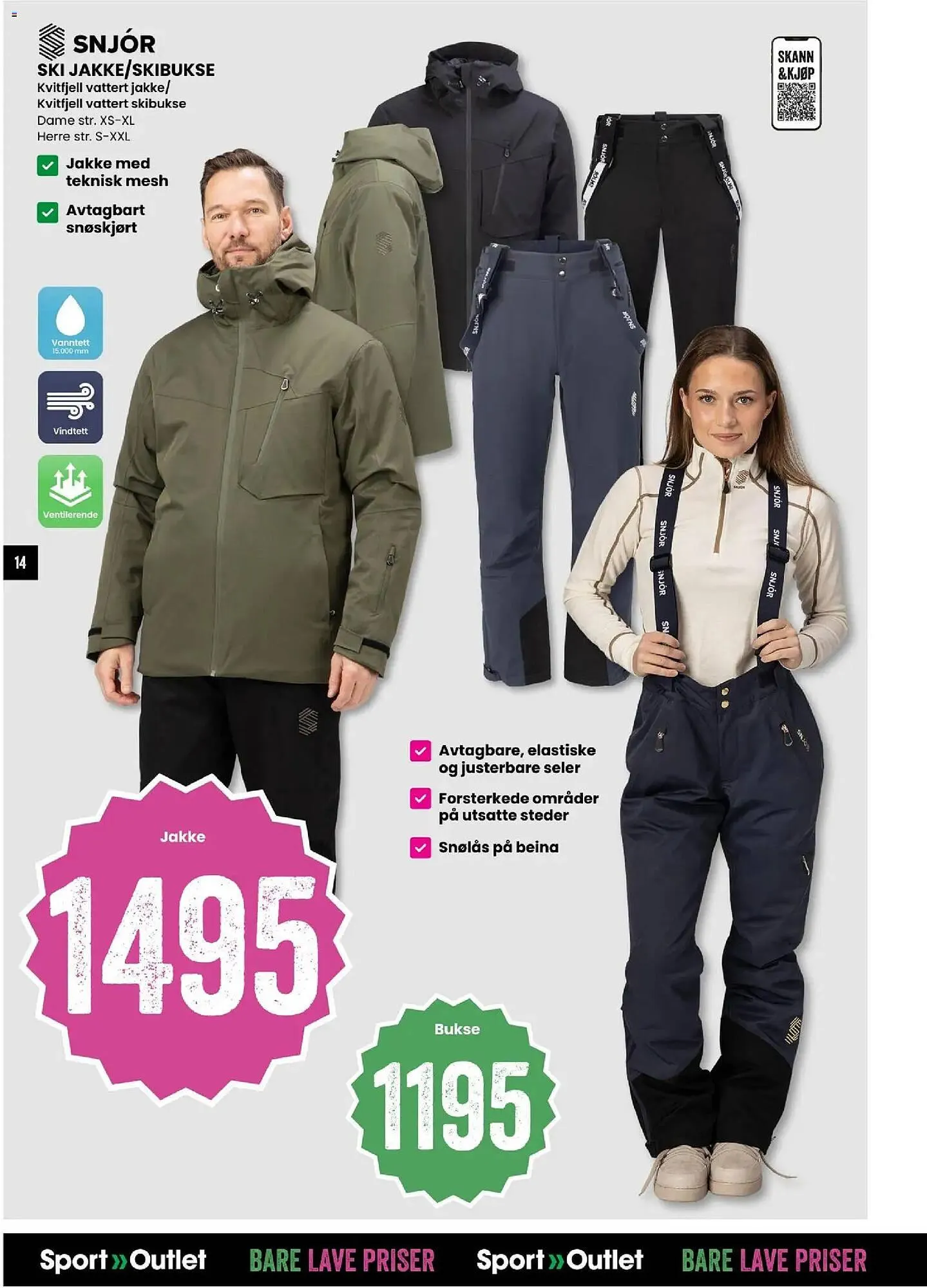 Sport Outlet kundeavis fra 3. februar til 8. februar 2026 - kundeavisside 14