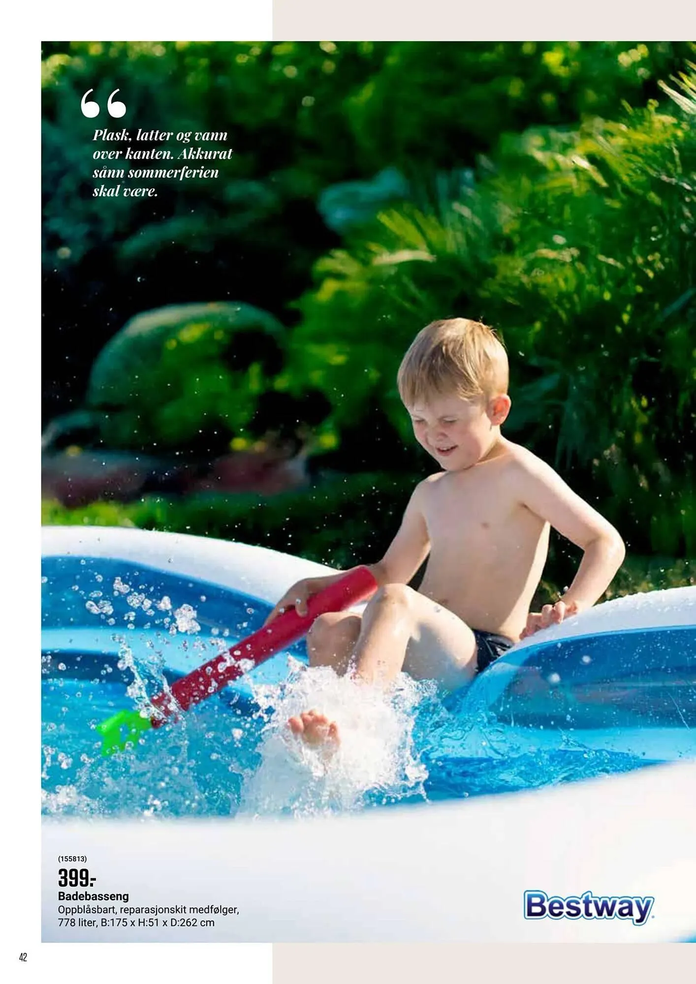 Europris kundeavis fra 10. april til 1. juli 2026 - kundeavisside 42