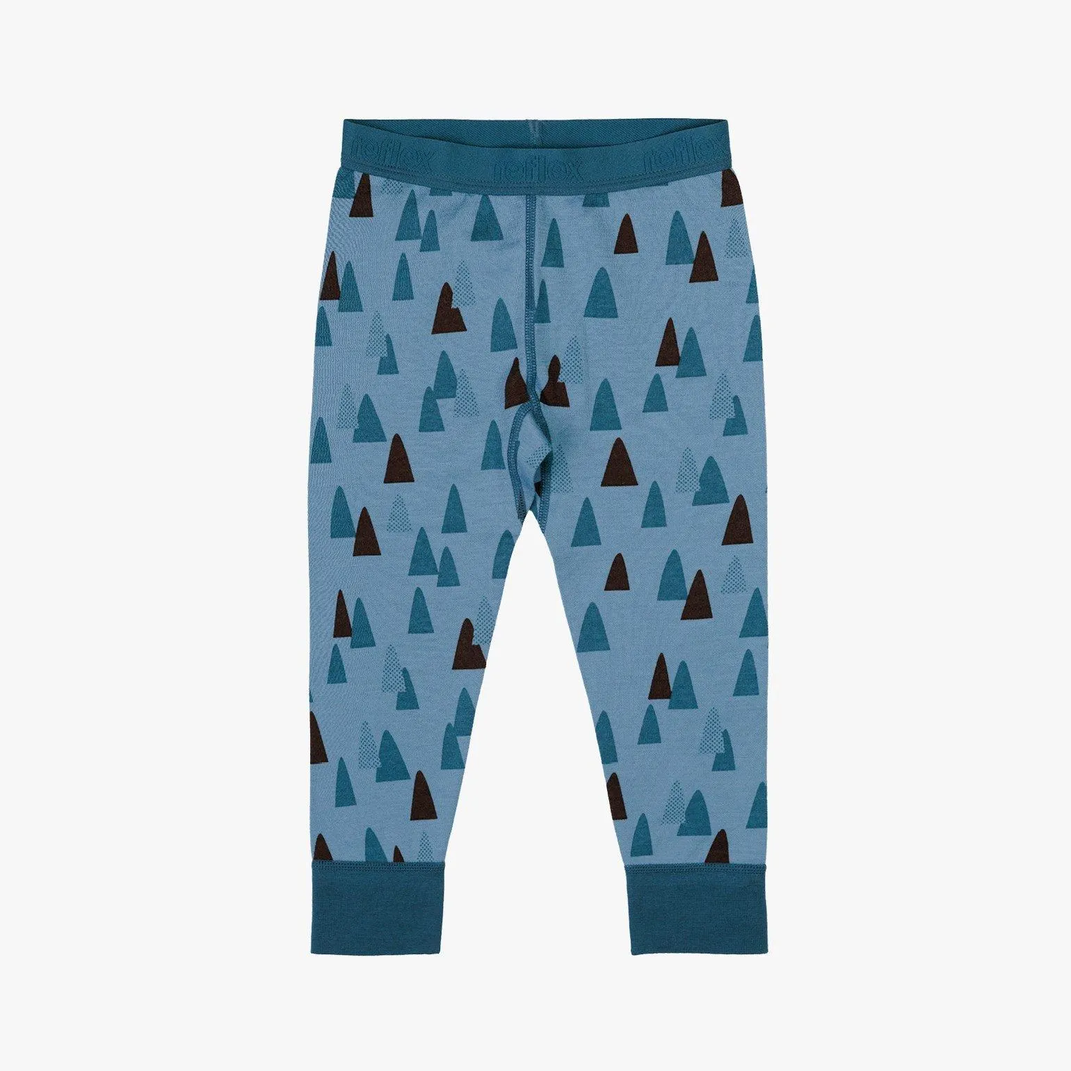 Snøfall ull/bomull babylongs aop