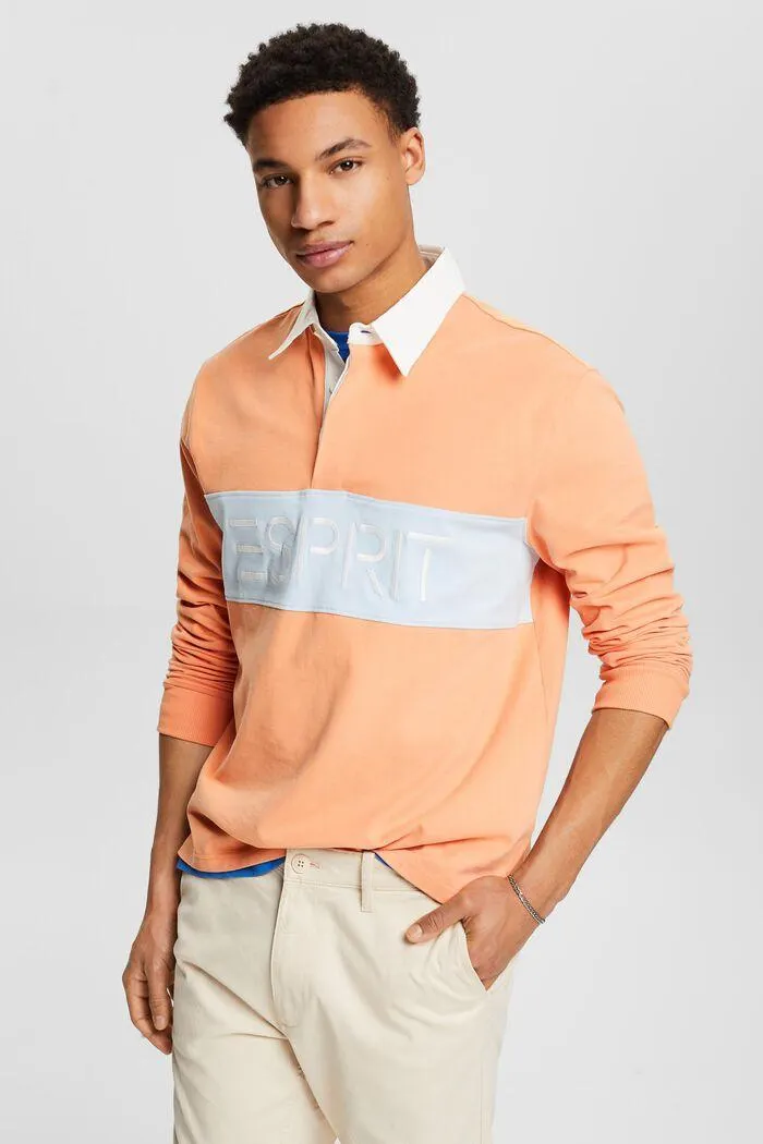 T-shirt de rugby en jersey à logo