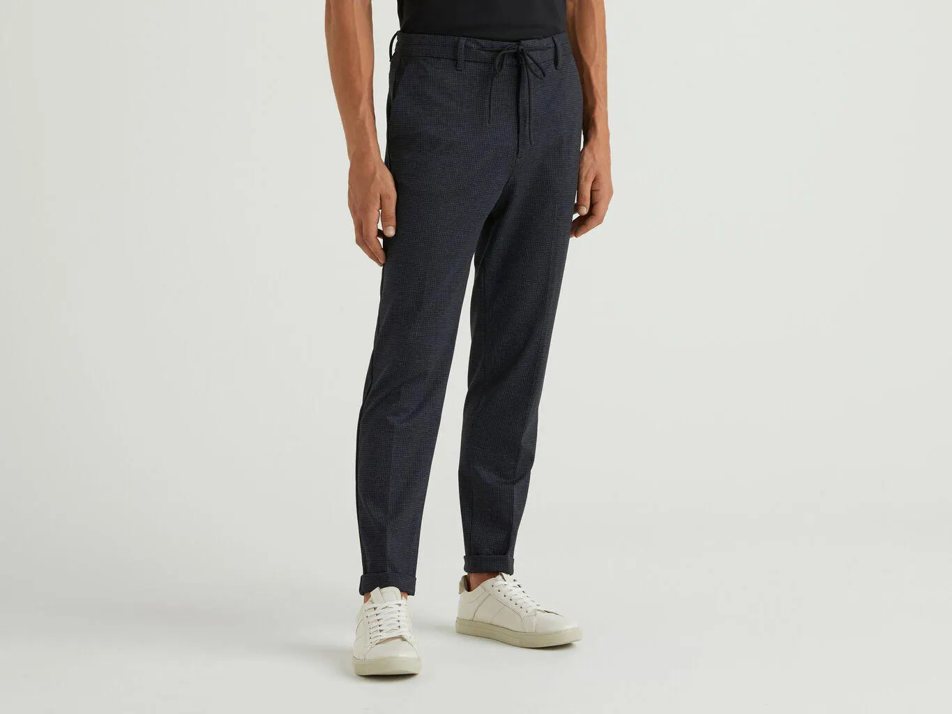 Benetton Carrot Fit Bukse Herre Mørke Grå | Norge-7193542