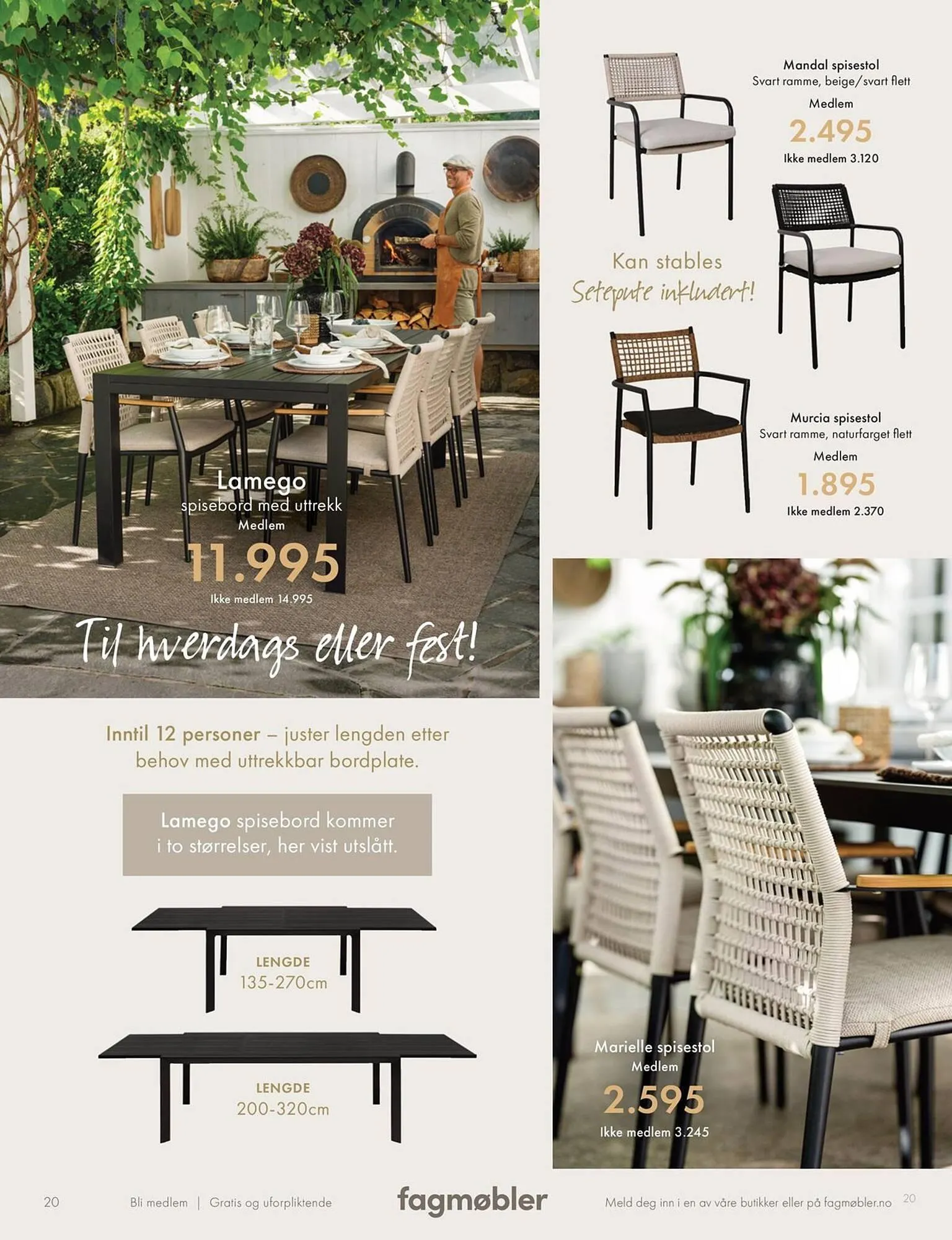 Fagmøbler kundeavis fra 1. mars til 14. mars 2026 - kundeavisside 20