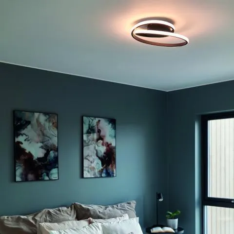 Ada LED plafond Sort