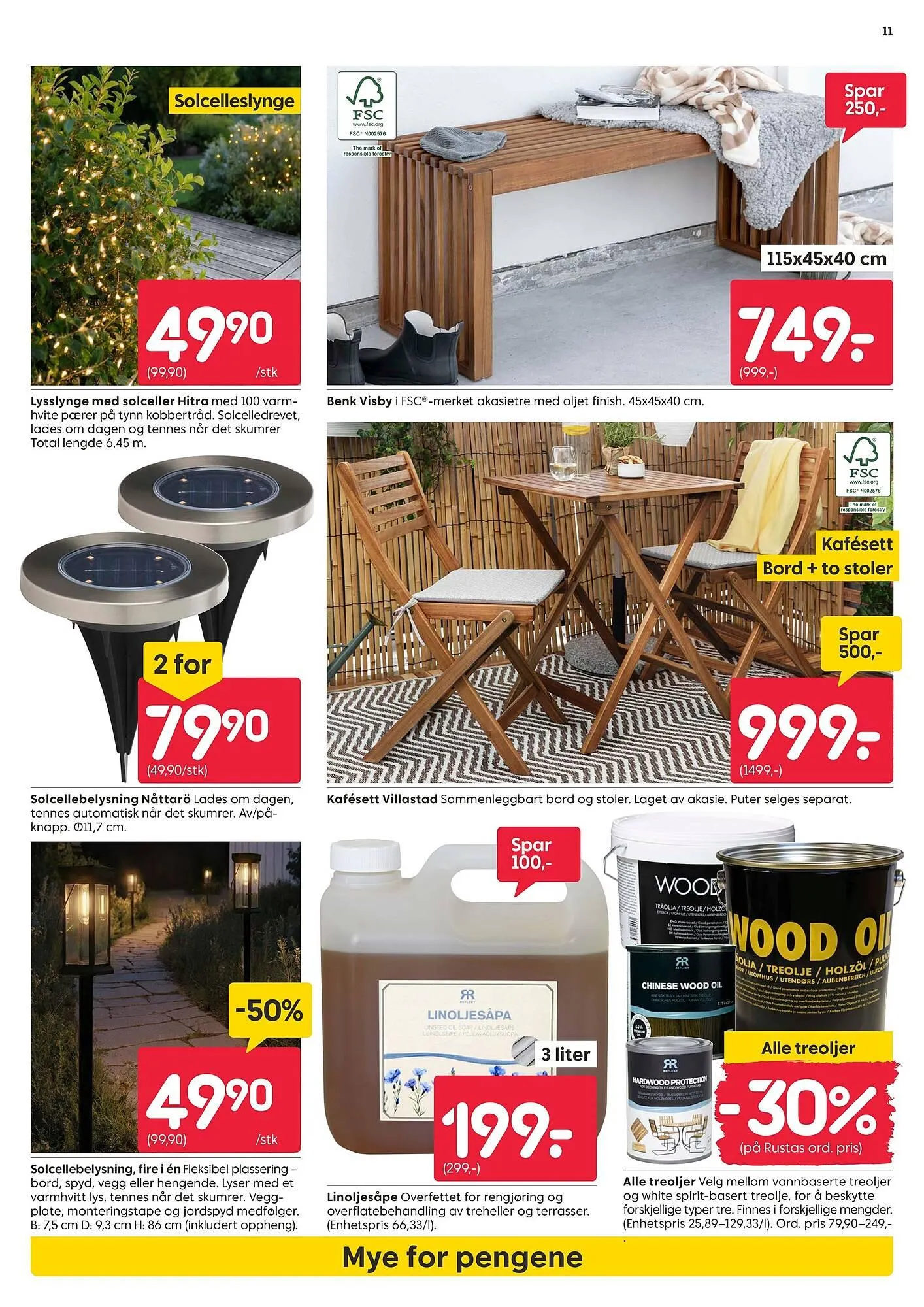 Rusta kundeavis fra 30. mars til 4. april 2026 - kundeavisside 11