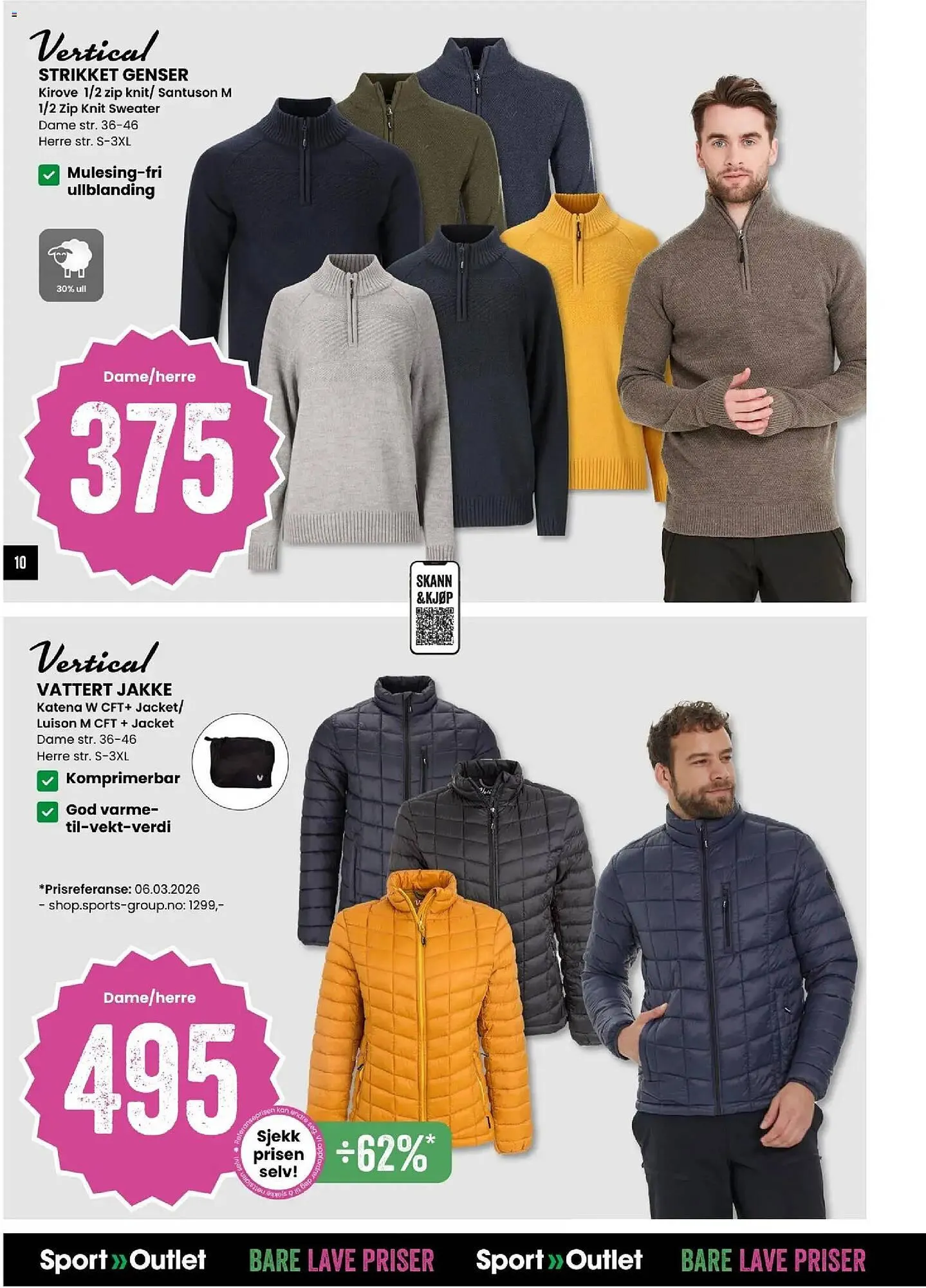 Sport Outlet kundeavis fra 24. mars til 6. april 2026 - kundeavisside 10