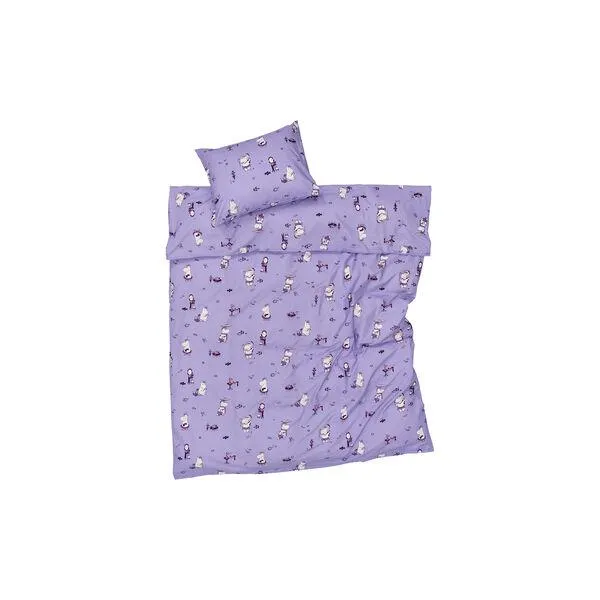 Snorkfrøken sengesett, lilla