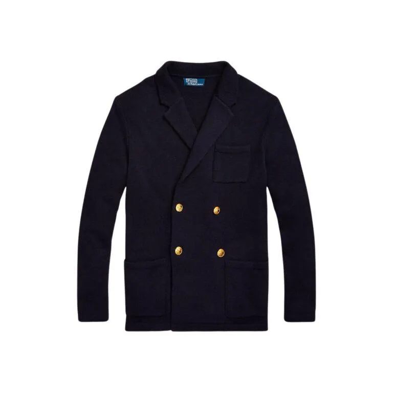 Cashmere Blazer Cardigan – Marine