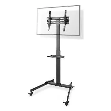 GULVSTATIV NEDIS MED HJUL 32-55" STÅL/SVART