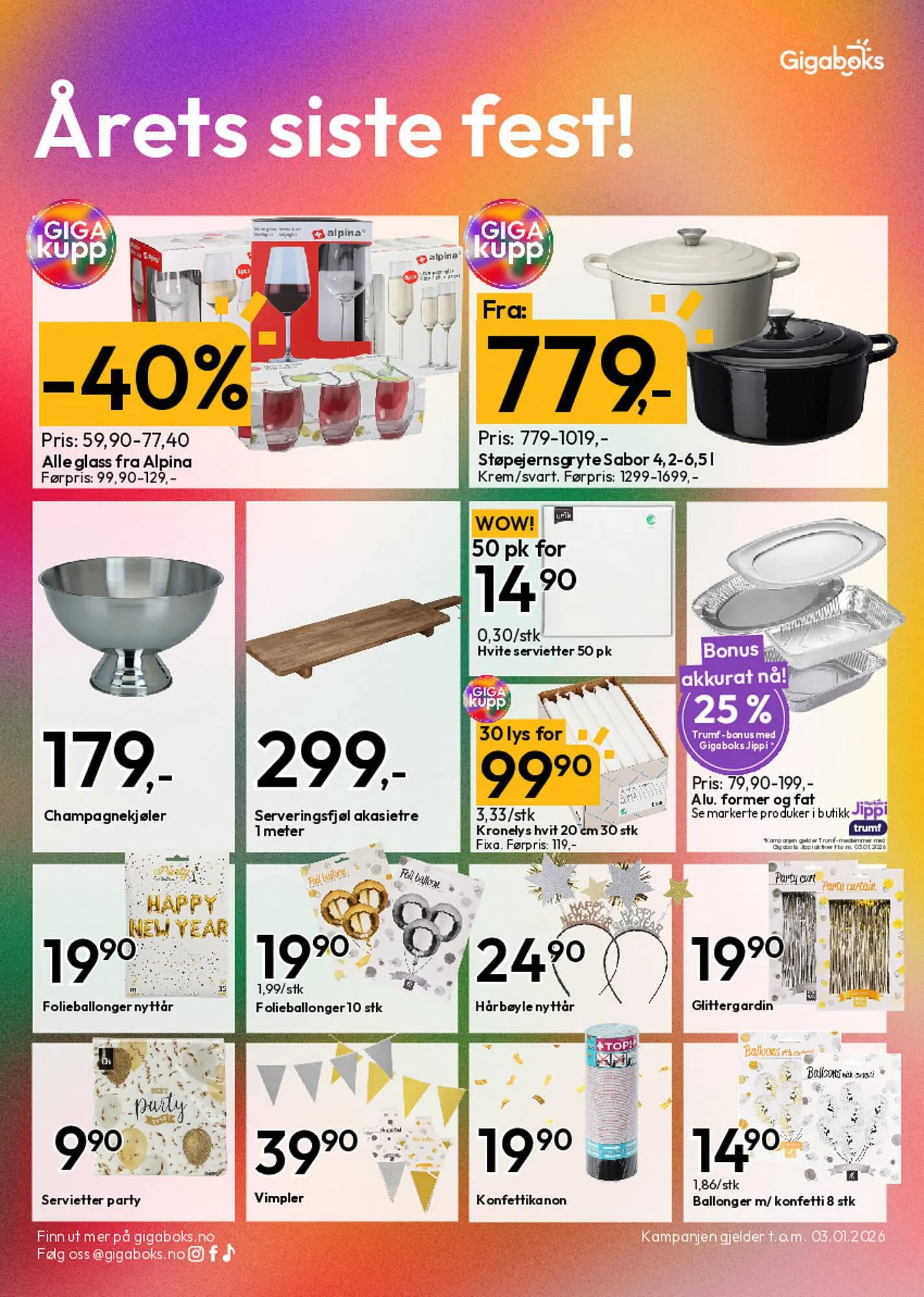 Gigaboks kundeavis fra 22. desember til 3. januar 2026 - kundeavisside 2