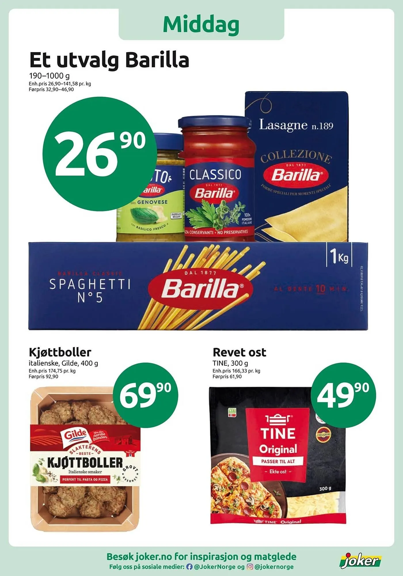 Joker kundeavis fra 11. november til 15. november 2025 - kundeavisside 14