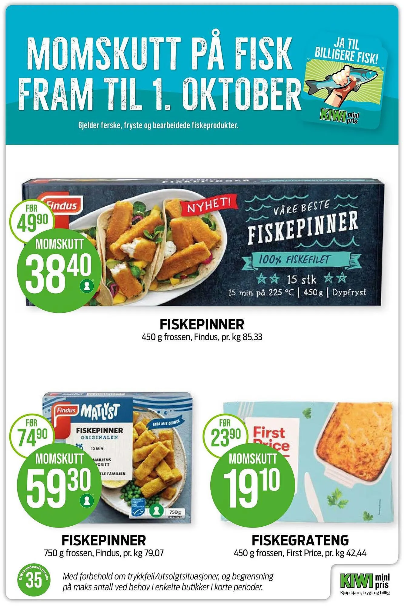 Kiwi Kundeavis fra 27. august til 3. september 2023 - kundeavisside 9