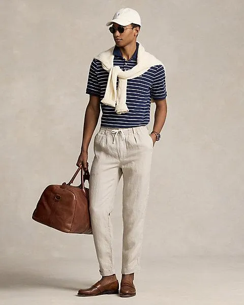 Polo Prepster Slim Tapered Linen Trouser