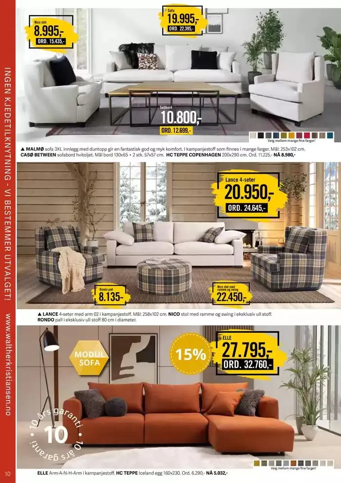 Gratis frakt og montering fra 28. februar til 14. mars 2025 - kundeavisside 10