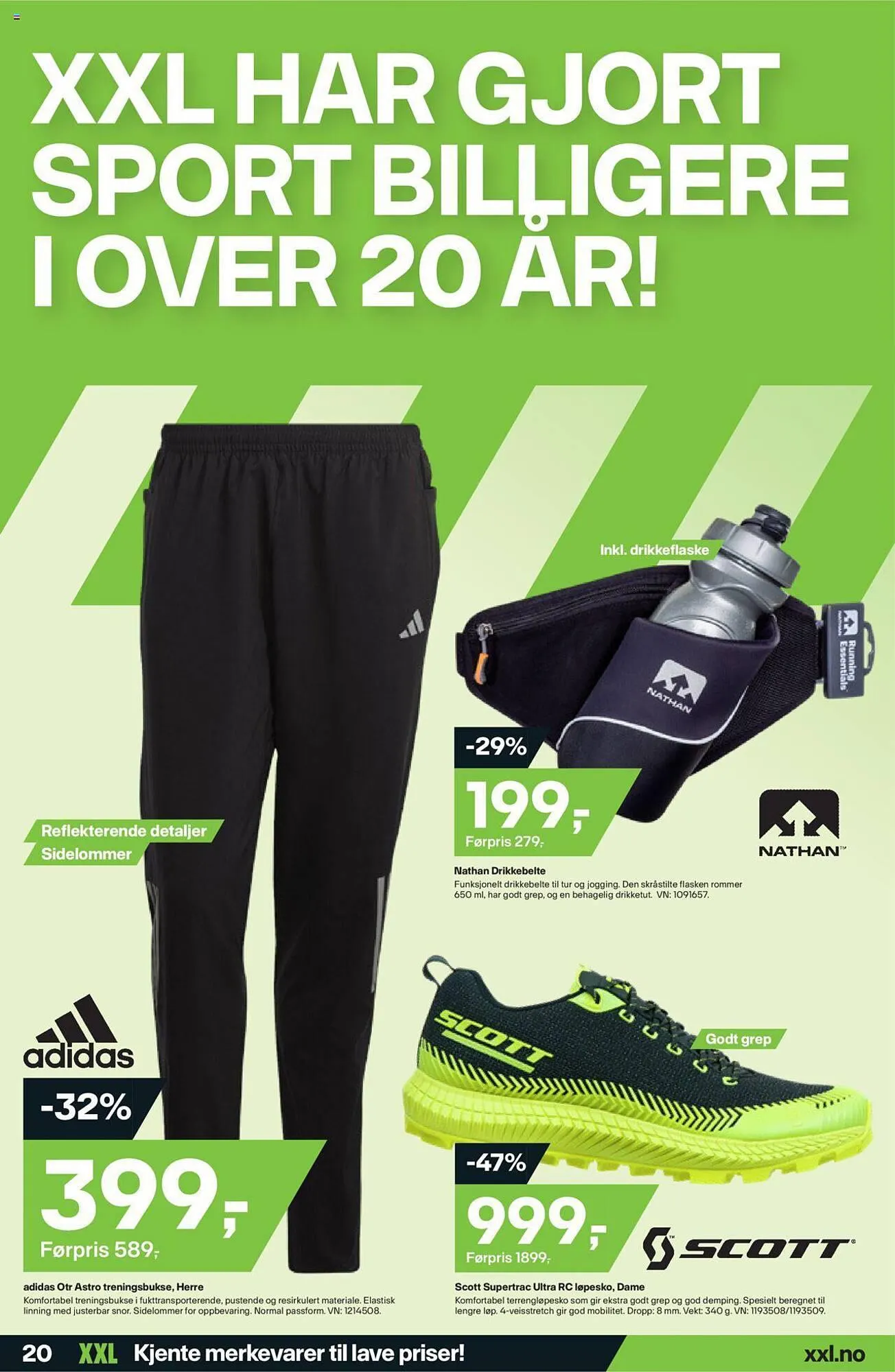 XXL Sport Kundeavis fra 18. september til 24. september 2023 - kundeavisside 20