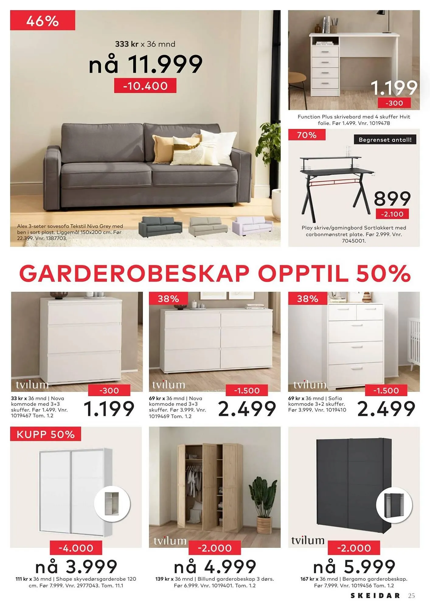 Skeidar kundeavis fra 5. januar til 12. januar 2026 - kundeavisside 25