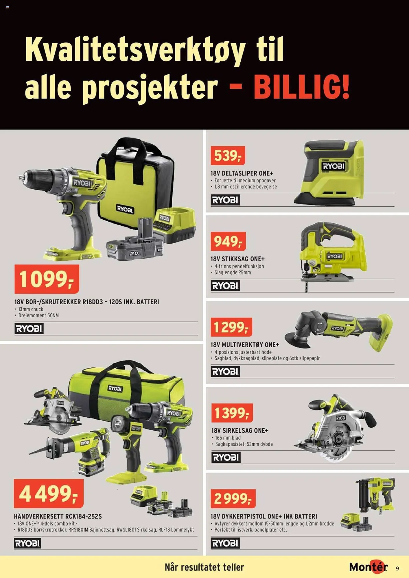 Montér Kundeavis fra 4. september til 17. september 2023 - kundeavisside 9