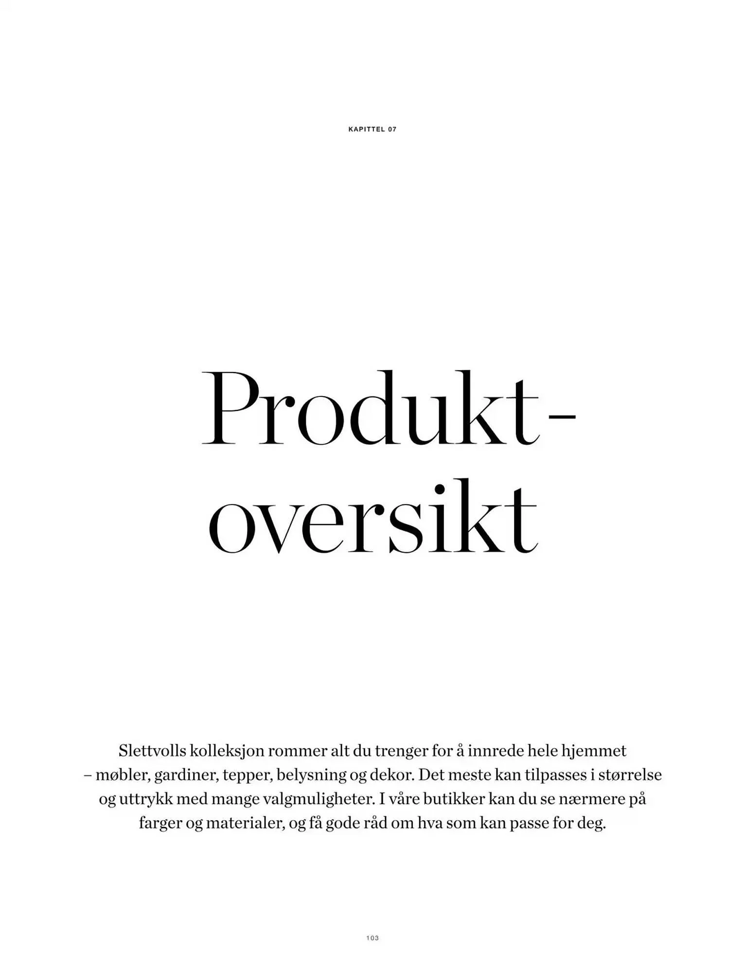 Slettvoll Kundeavis fra 27. november til 31. mars 2025 - kundeavisside 103