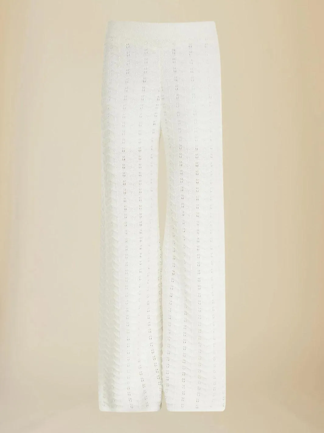 HOLMES TROUSERS Kremfarget