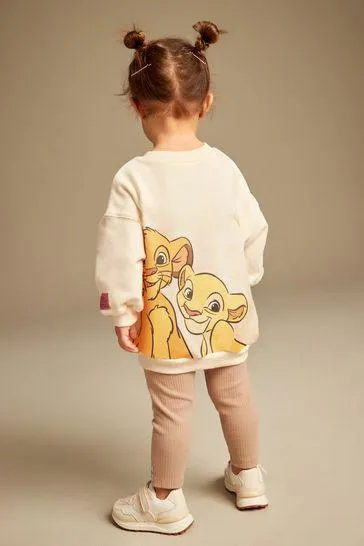 Pink Lion King Sweater And Leggings Set (3mths-7yrs)