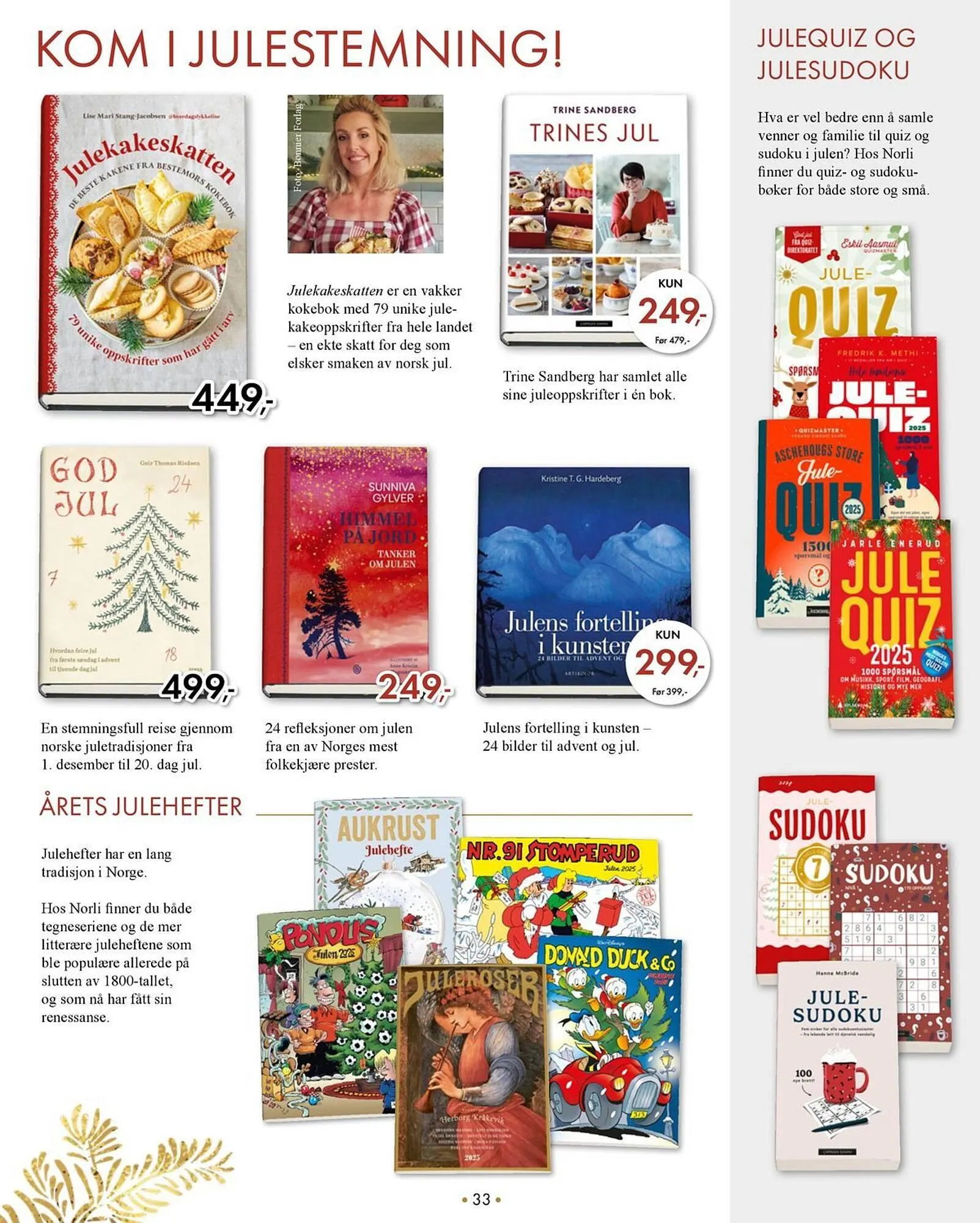 Norli kundeavis fra 2. desember til 31. desember 2025 - kundeavisside 33