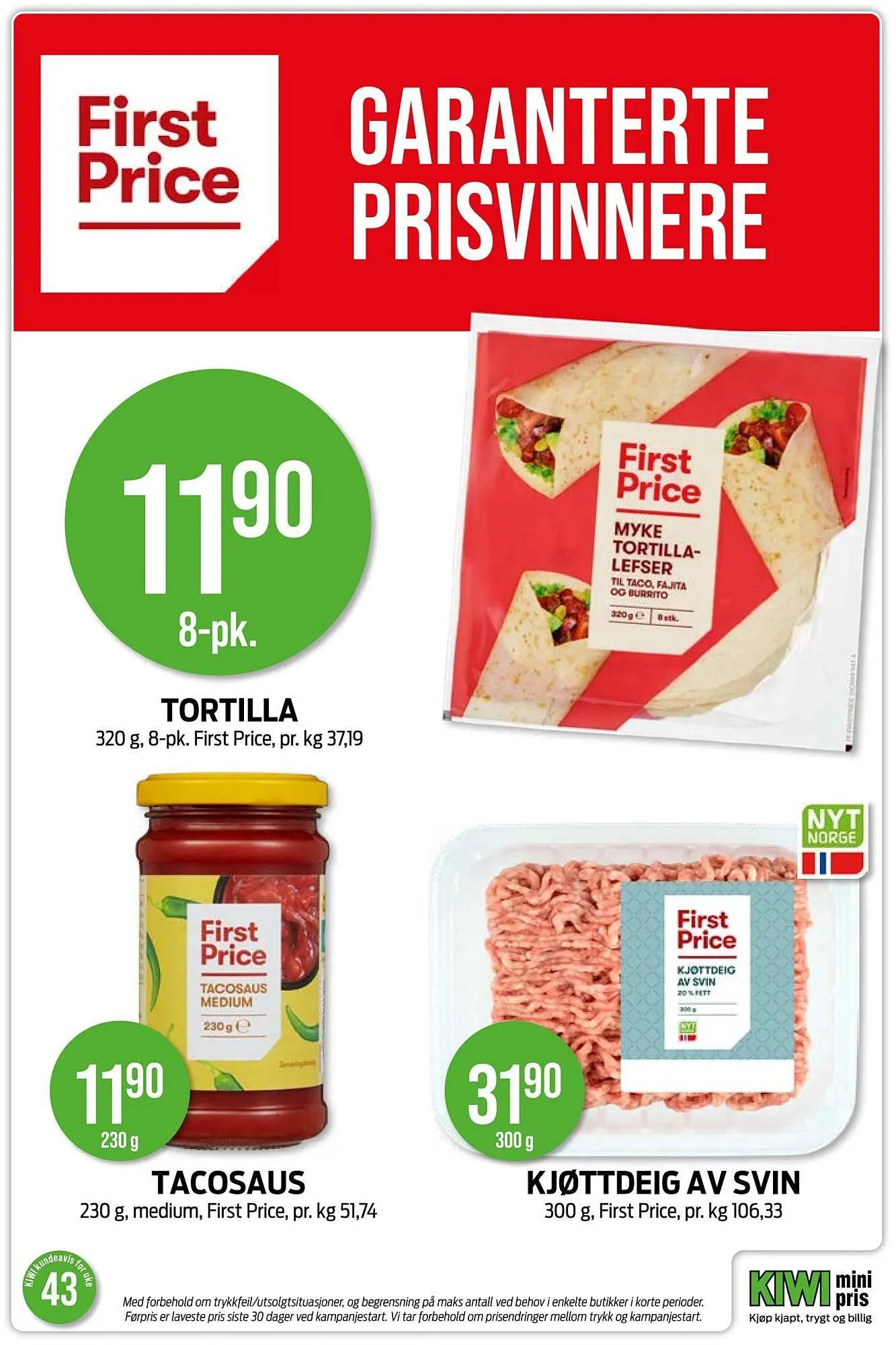 Kiwi kundeavis fra 20. oktober til 26. oktober 2025 - kundeavisside 27