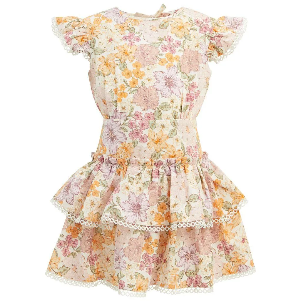 Ambrosia Blomstret Kjole Garland