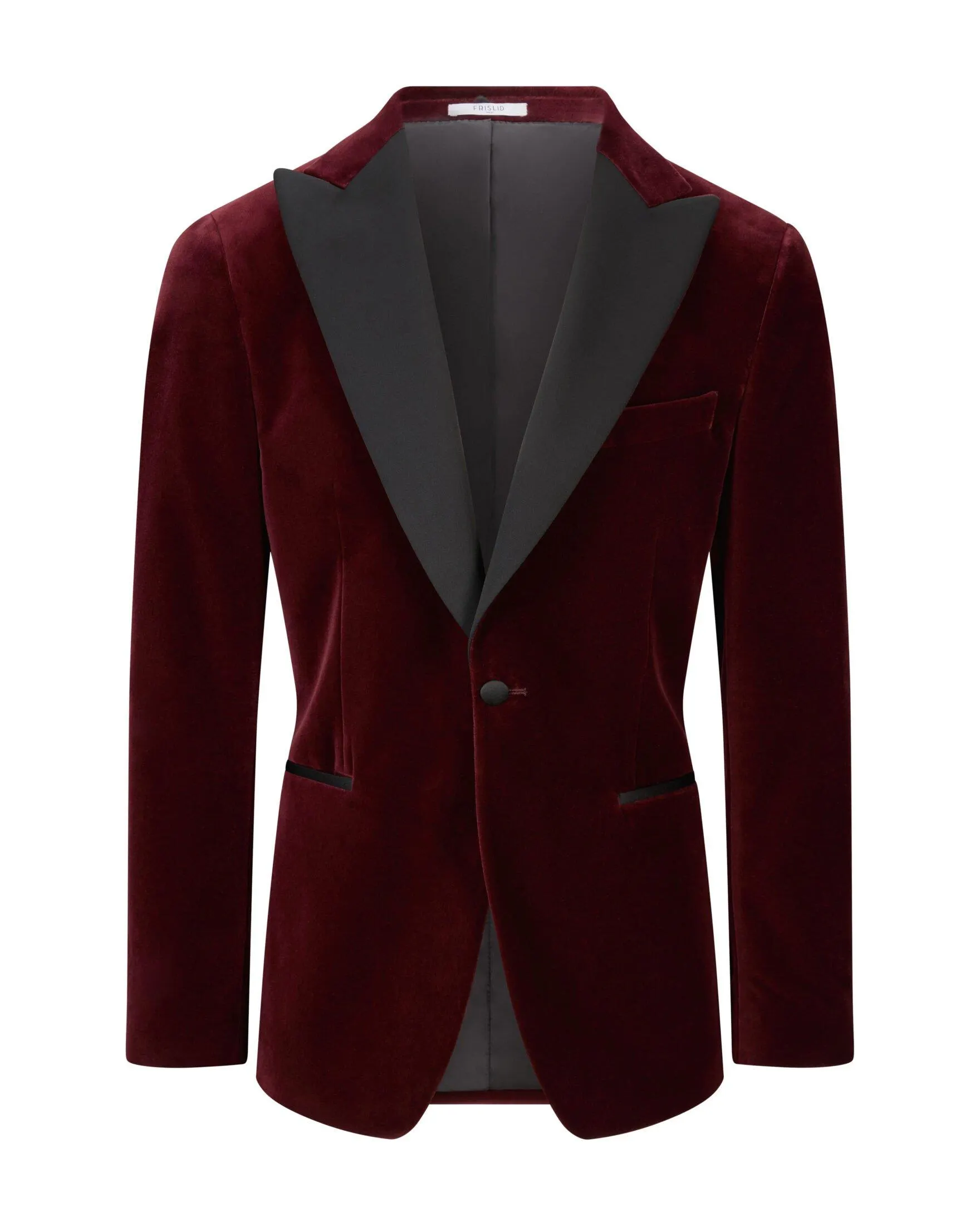 James Velvet Blazer – Rød 049
