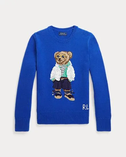 Polo Bear Cotton-Cashmere Jumper