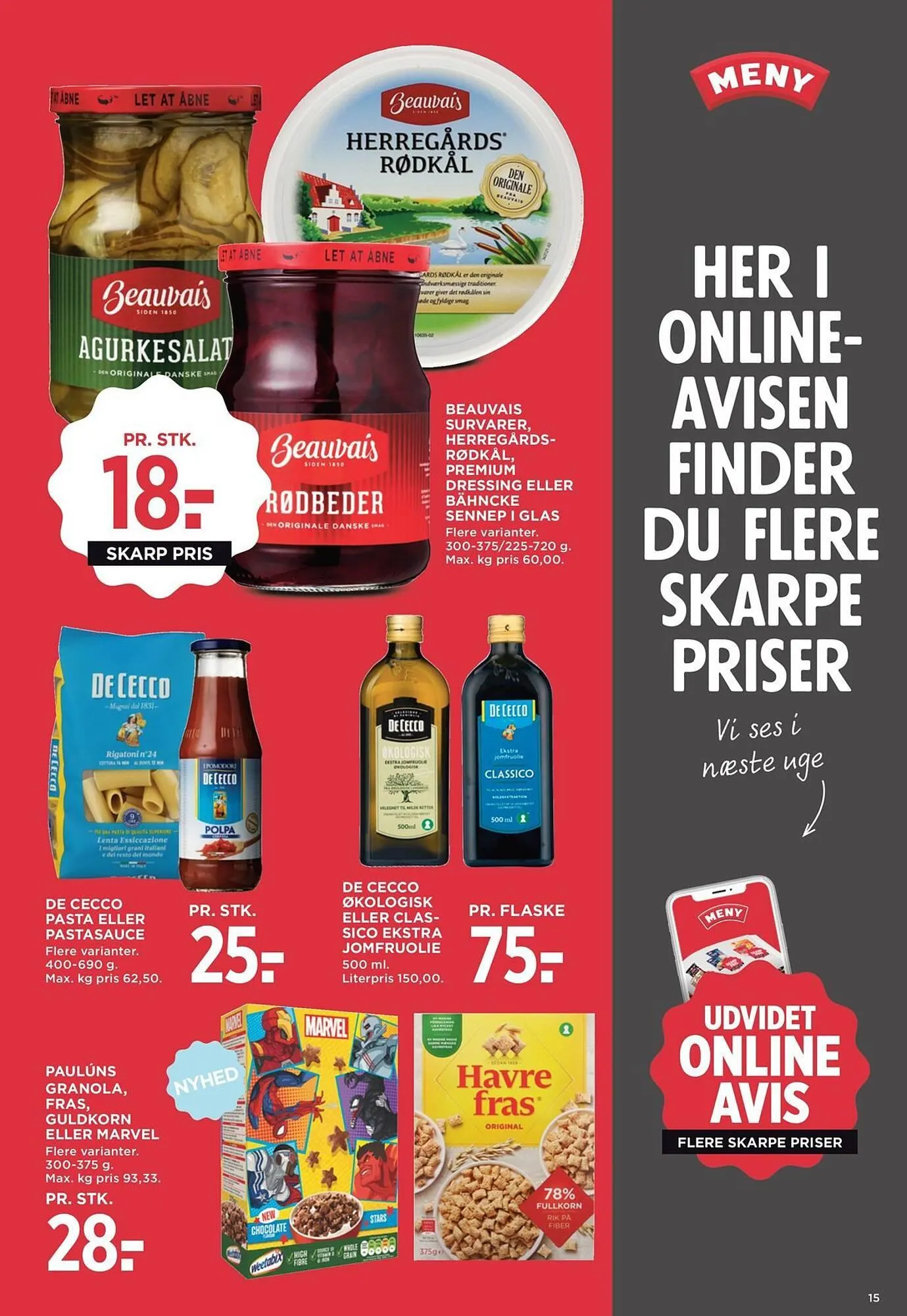 Meny kundeavis fra 6. februar til 12. februar 2026 - kundeavisside 18