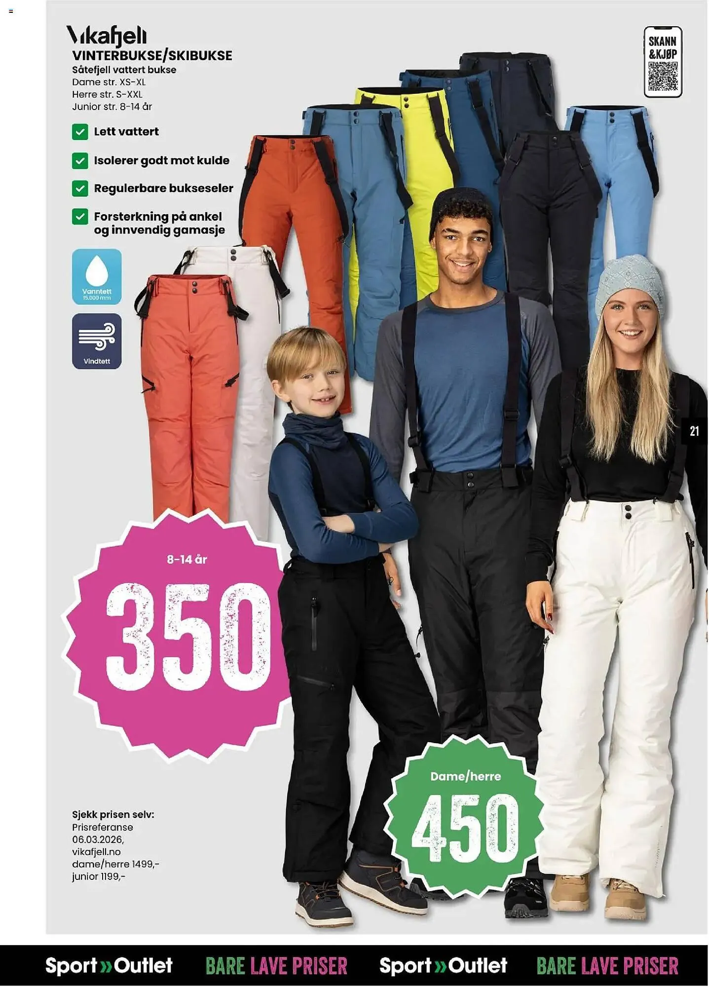 Sport Outlet kundeavis fra 24. mars til 6. april 2026 - kundeavisside 21